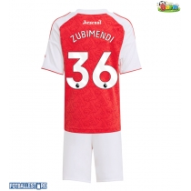 Arsenal Martin Zubimendi #36 Hjemmedraktsett Barn 2025-26 Kortermet (+ Korte bukser)